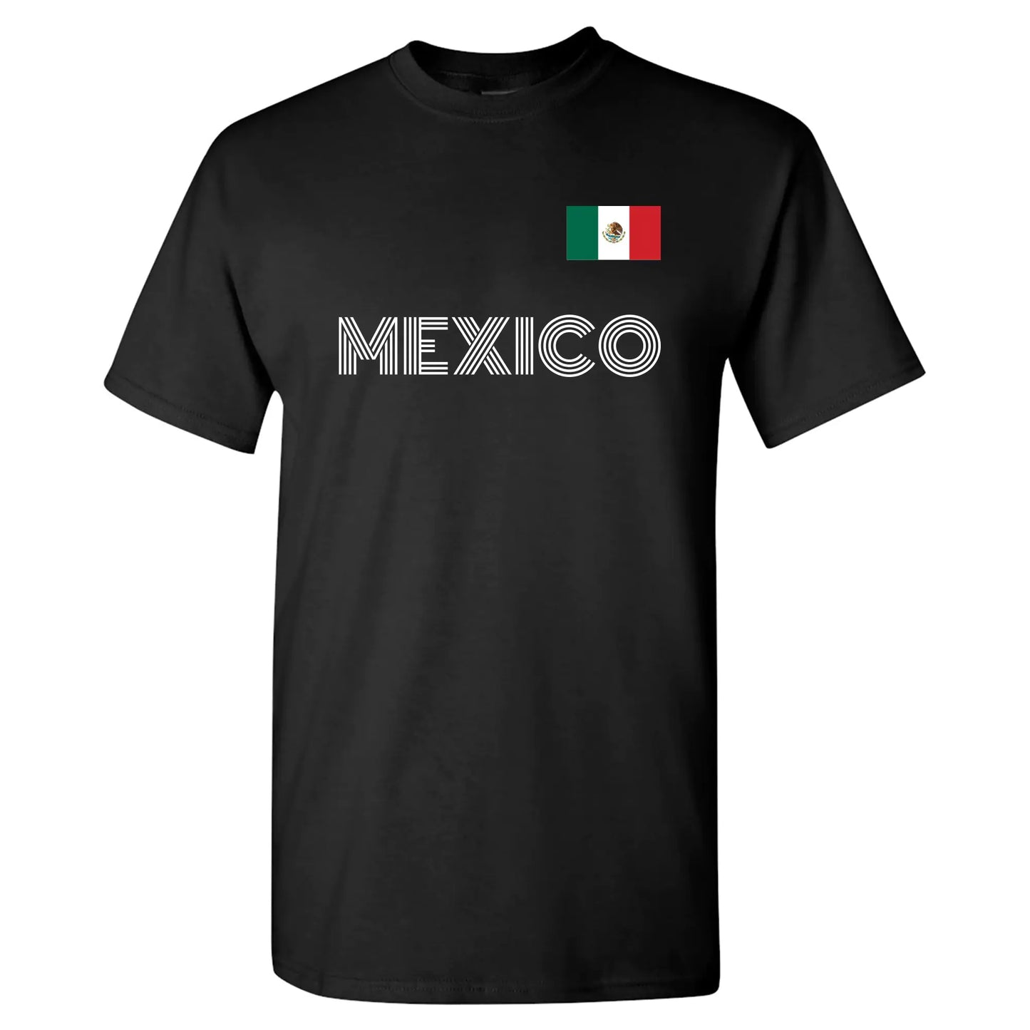 UGP Campus Apparel Mexico Soccer Jersey - Mexican International Futbol Team T Shirt - 3X-Large - Black