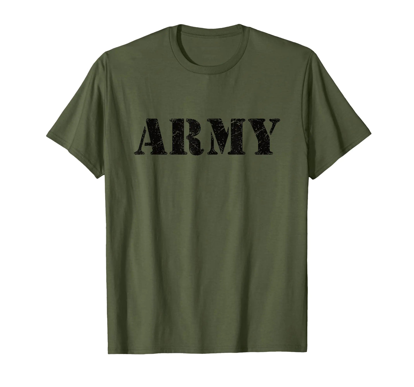 Army T-Shirt | Vintage Military Green Retro Logo Soldier T-Shirt