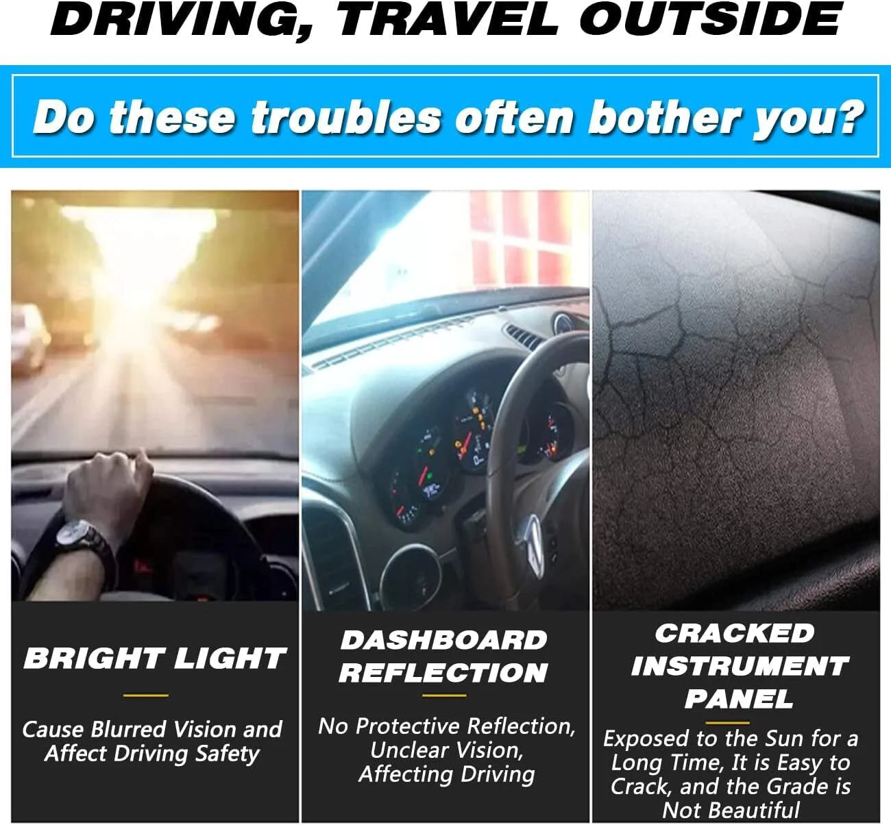 Fit For Chevy Silverado/Tahoe/Suburban 2007-2014 US Dashboard Pad Dash Cover Mat