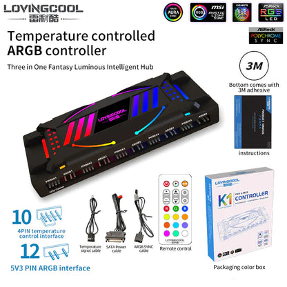 Prism 2nd Gen 12CM ARGB PWM Cooling Fan for PC