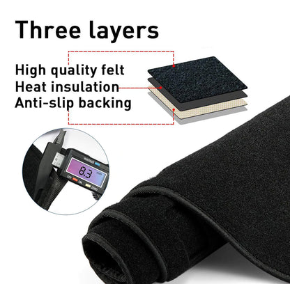 Fit For Chevy Silverado/Tahoe/Suburban 2007-2014 US Dashboard Pad Dash Cover Mat