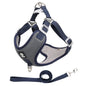 Adjustable Breathable Pet Harness with Leash