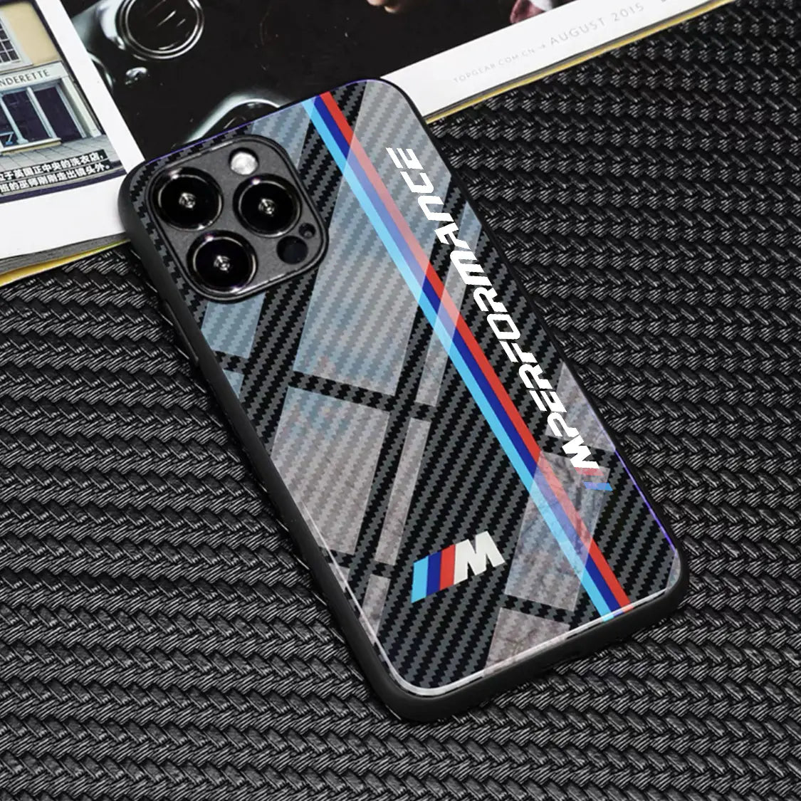 Carbon Fiber Pattern Case for iPhone 15 Pro Max