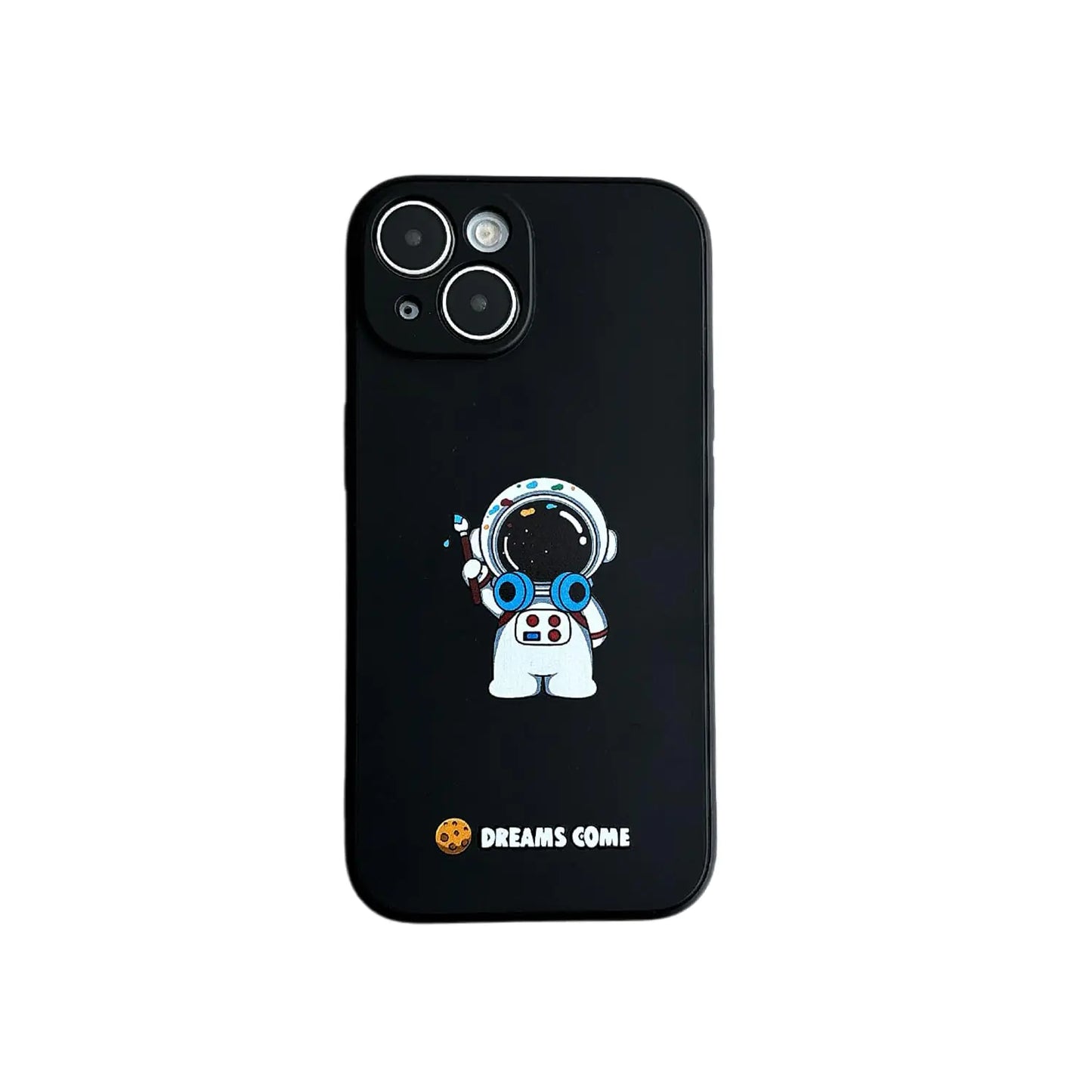 Yonds Queen for iPhone 13 Cute Case Cool Cartoon Astronaut Space Planet Moon Design Stylish Bumper Cover Soft TPU Protective Anti-Slip Shockproof Fashion Case(iPhone 13 Painting)