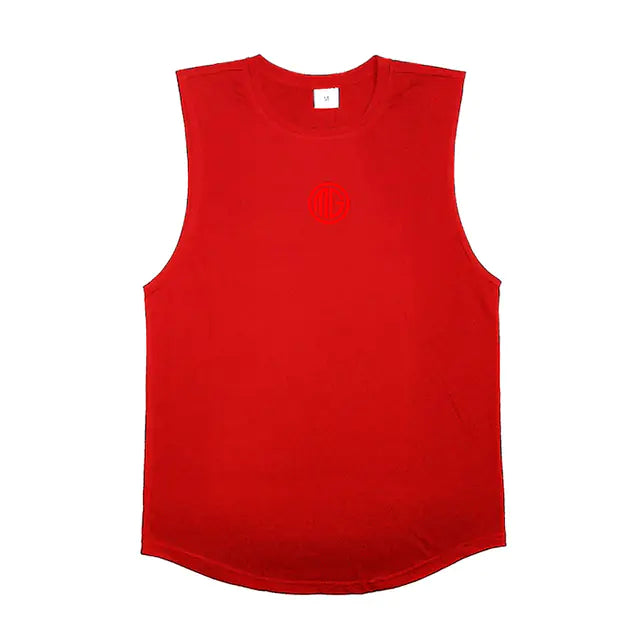 Men's Cotton Vest for Breathable Gym Exercise
