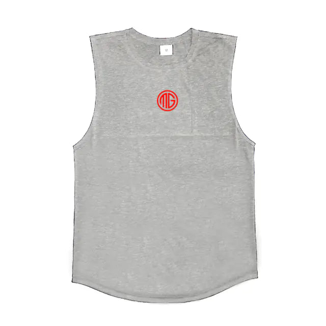 Men's Cotton Vest for Breathable Gym Exercise