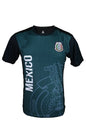 Icon Sports Men Mexico National Football Team Soccer Poly Shirt Jersey -01 Large