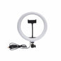 10-Inch Desktop Phone Stand with Ring Light for Selfies