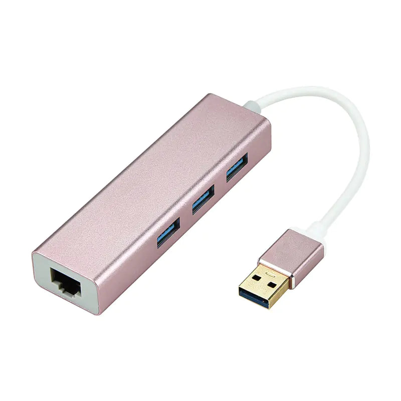 USB to Gigabit Ethernet Adapter & USB 3.0 Hub Dock
