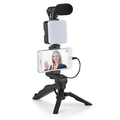 Multifunctional Desktop Beauty Leg Light with Microphone