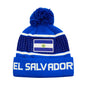 Sports El Salvador Country Beanie - Pegged Unisex Pom Beanie