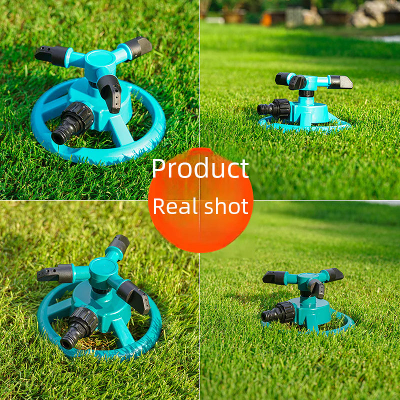 360-Degree Rotating Garden Sprinkler System