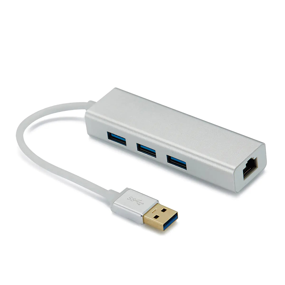USB to Gigabit Ethernet Adapter & USB 3.0 Hub Dock