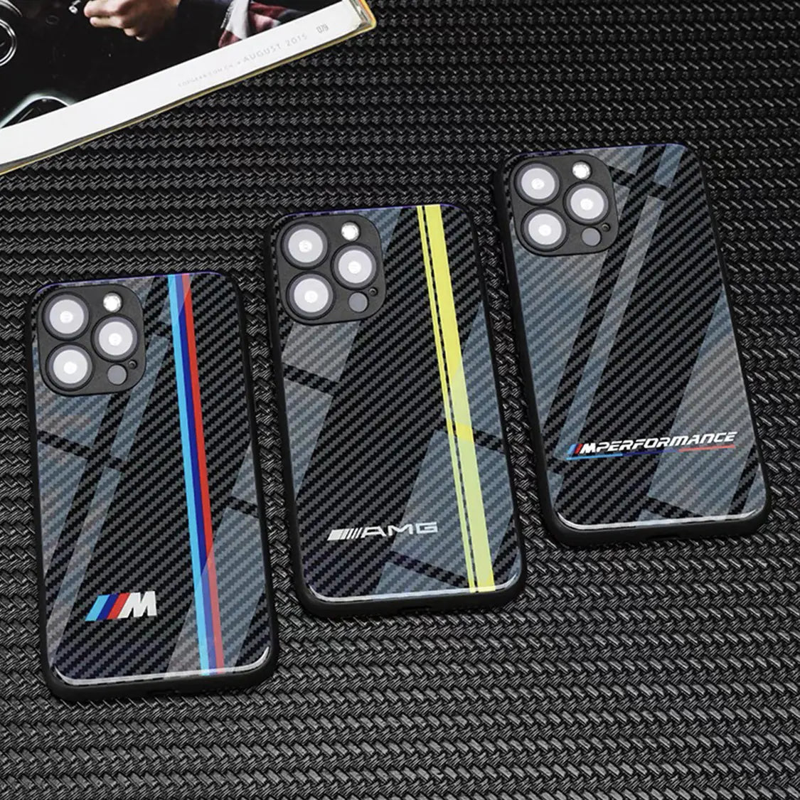 Carbon Fiber Pattern Case for iPhone 15 Pro Max