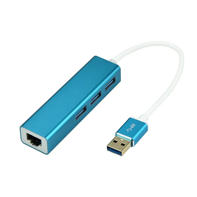 USB to Gigabit Ethernet Adapter & USB 3.0 Hub Dock