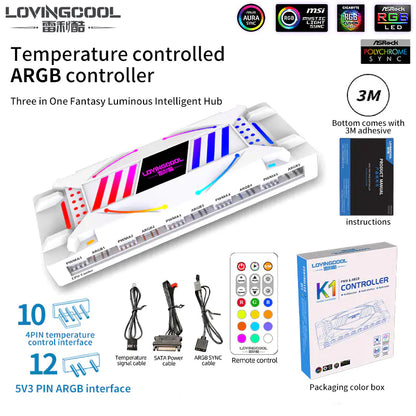 Prism 2nd Gen 12CM ARGB PWM Cooling Fan for PC