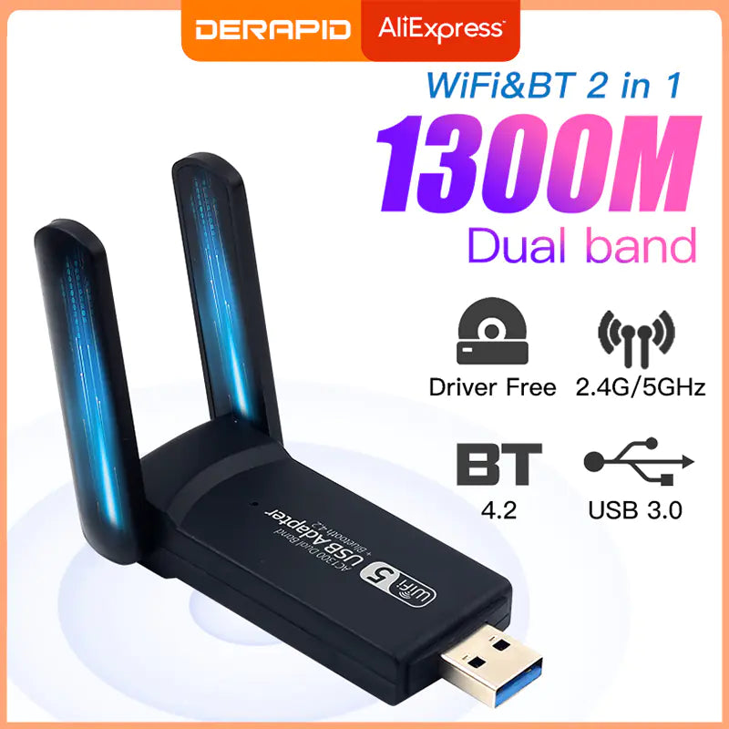 1200M Dual-Band Wireless Network Card
