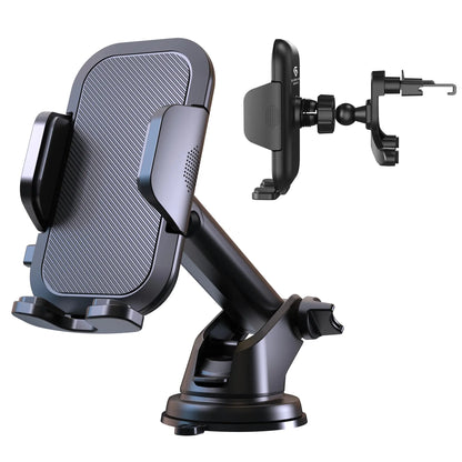 Glorias Choice Car Phone Holder - Ultimate 3 in 1 Car Accessories Phone Holders for Your Car [Strong Suction] Car Phone Mount [Hands-Free] Cell Phone Car Mount Phone Mount for Car Fit All Phones