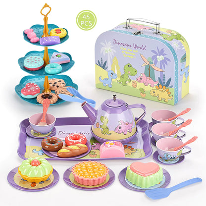 Girls Play House Simulation Dessert & Tea Toy Set