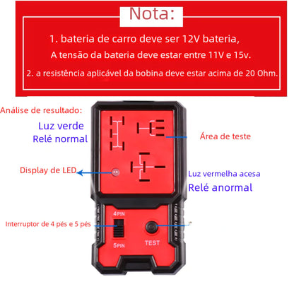 Automotive Relay Tester BJ-707 Circuit Diagnostic Tool