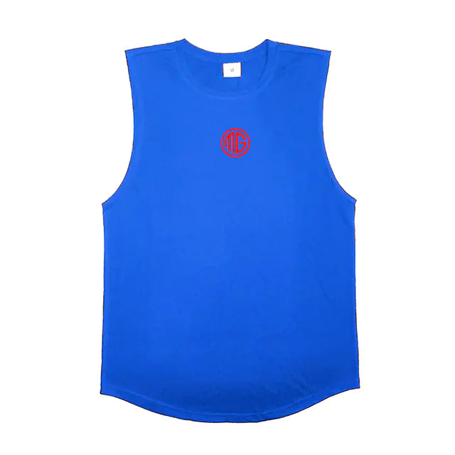 Men's Cotton Vest for Breathable Gym Exercise