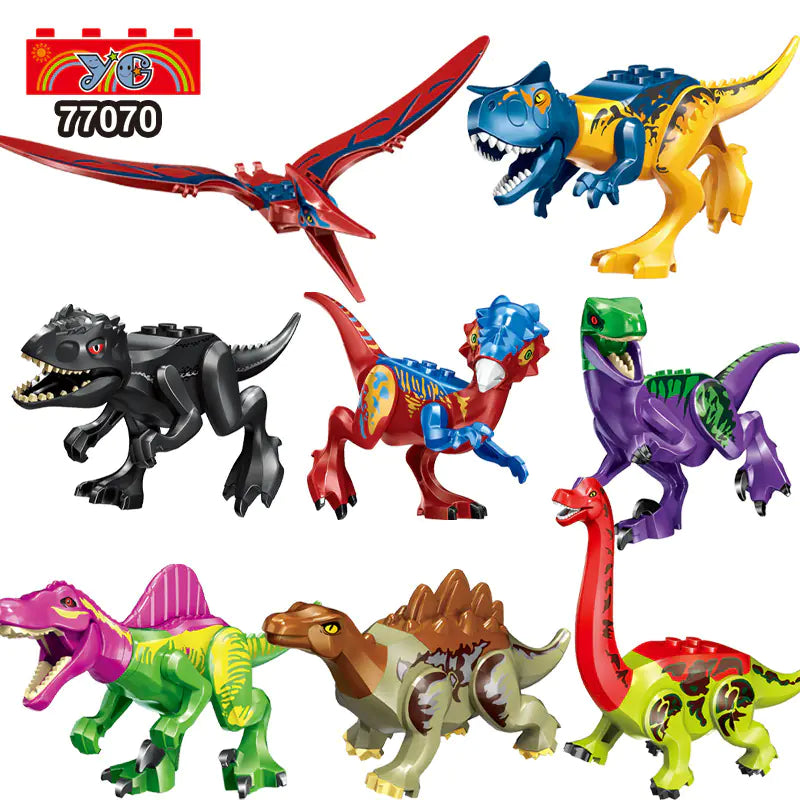 Jurassic Dinosaur Building Blocks Toy Set for Kids