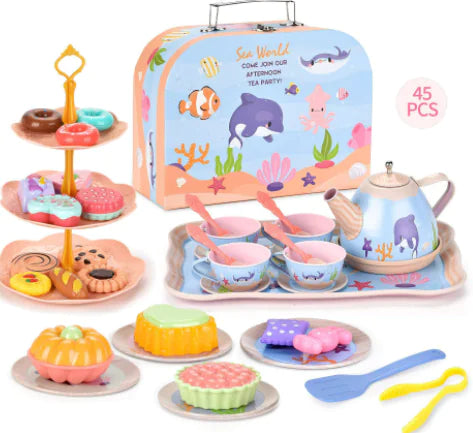 Girls Play House Simulation Dessert & Tea Toy Set